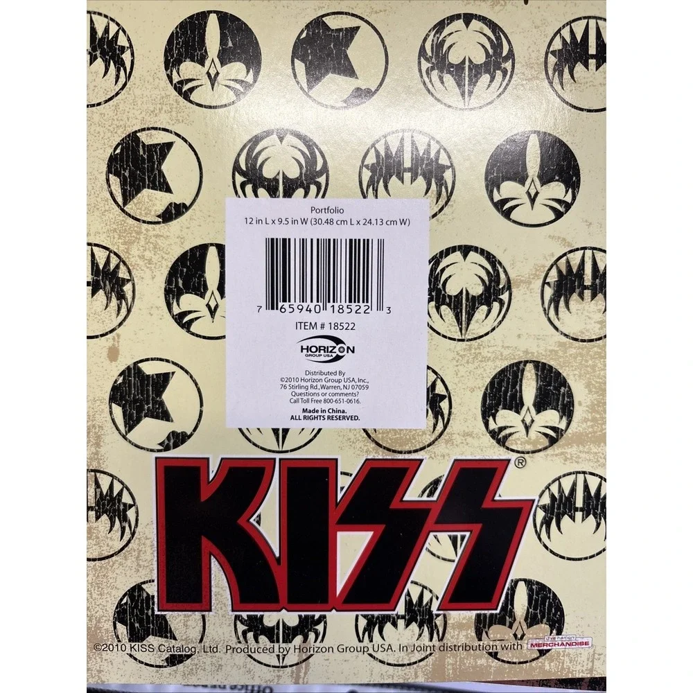 Kiss Army, AC/DC Black Ice Portfolio Folders Lot New 2010 Live Nation School